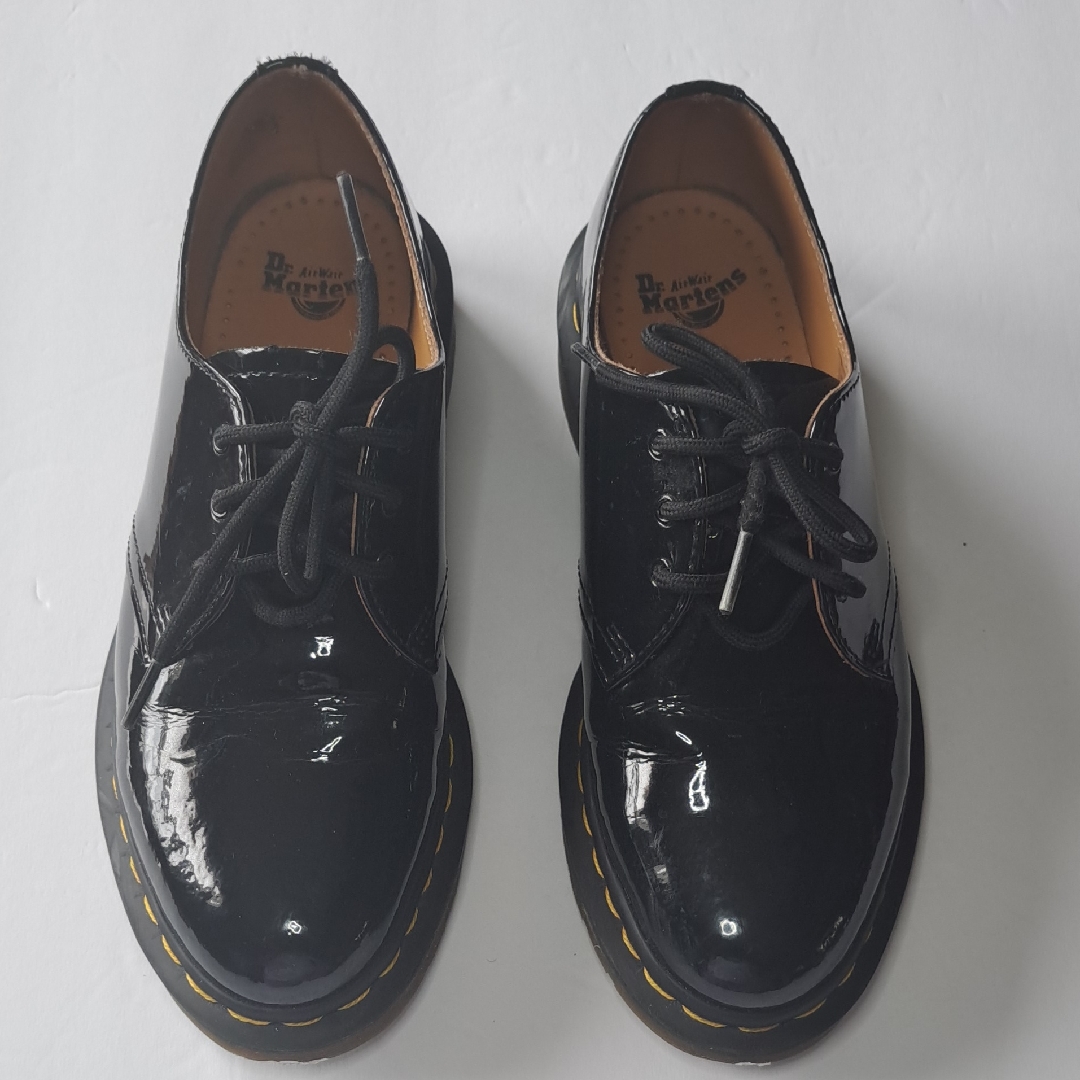 Dr. Martens Glossy Black Women's Oxfords
